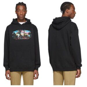 Sies Marjan X AMO Logo Colorworld Hoodie Sweatshirt Fleece Graphic Black Men's M